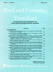 Go to journal home page - Food and Cosmetics Toxicology